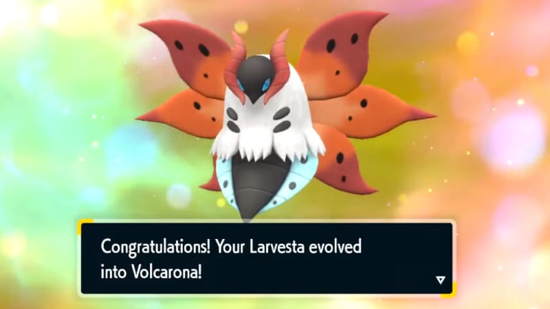 Volcarona Evolution Completed in Pokémon Scarlet and Violet