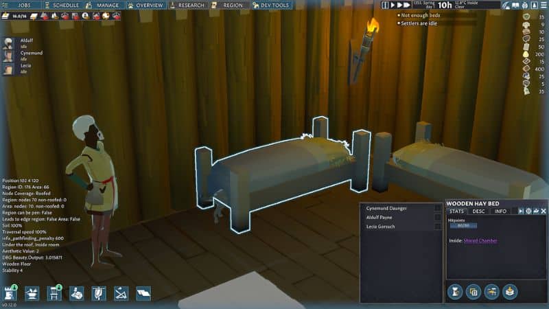 Going Medieval Bed and Room Ownership, a