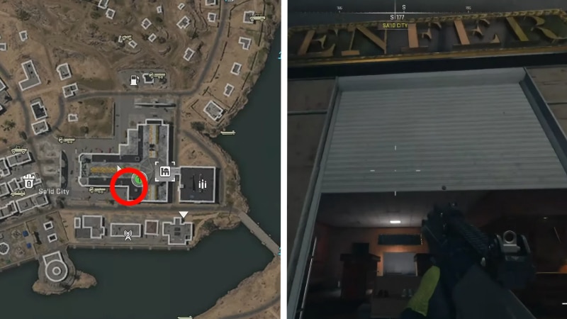 Enfer Back Room Map Location in Warzone 2