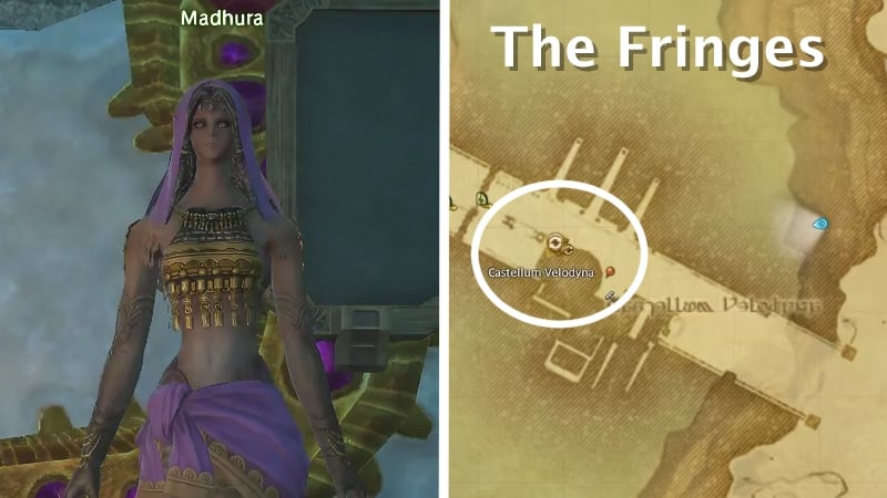 False Nails Vendor Map Location in FFXIV