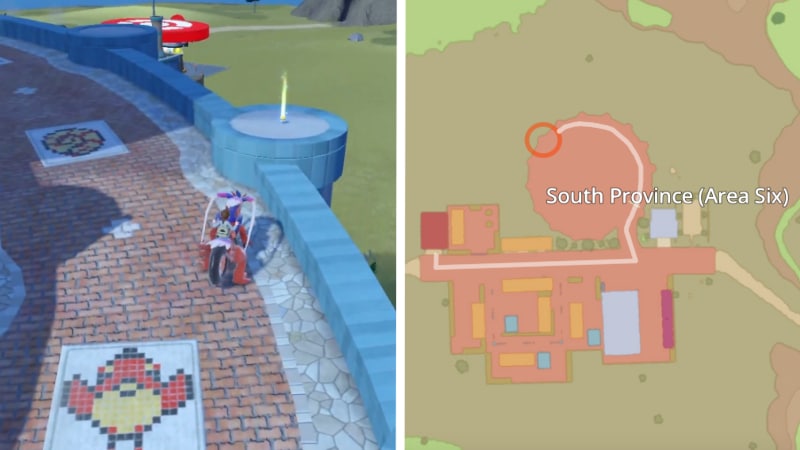 Finding the Location of the TM 158 Focus Blast in Pokémon Scarlet and Violet in Alfornada