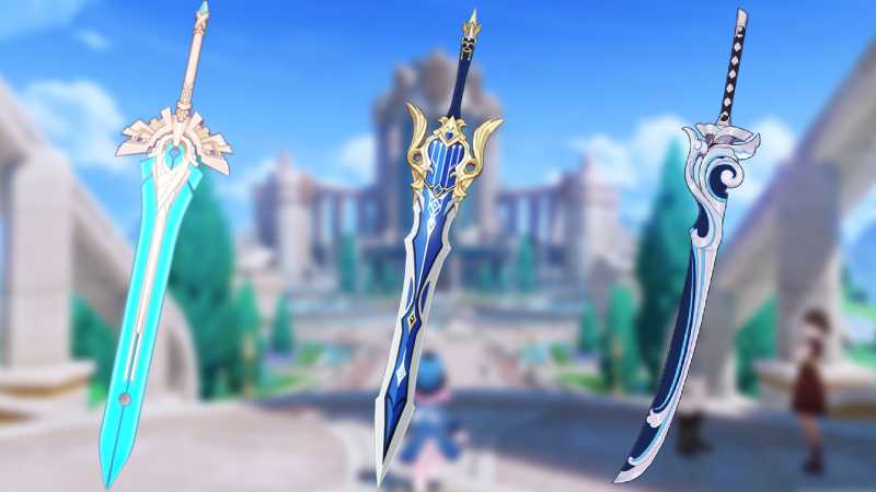 Genshin Impact Hydro Archon Claymore