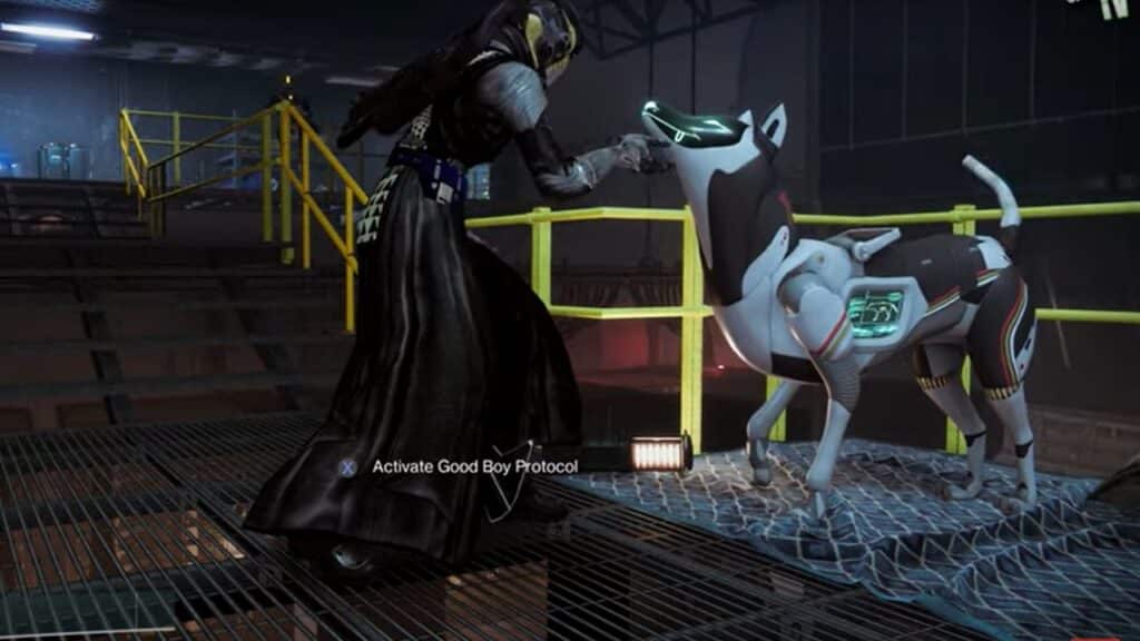 How To Find And Pet The Mechanical Dog In Destiny 2 Destiny 2 Mechanical Dog