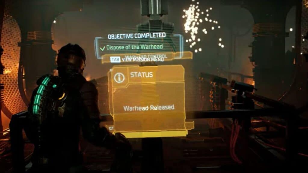 How to Dispose of the Warhead in Dead Space Remake Dead Space Remake Warhead