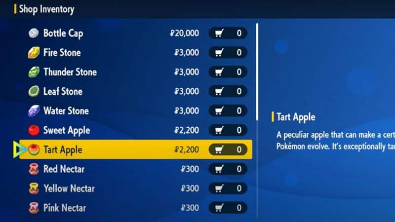 Apple in Pokemon Scarlet and Violet