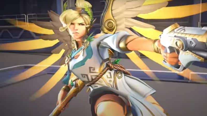 Victory Mercy skin in Overwatch