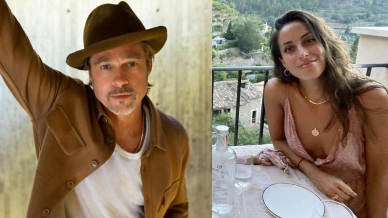 Brad Pitt and Ines de Ramon, who he is reportedly dating