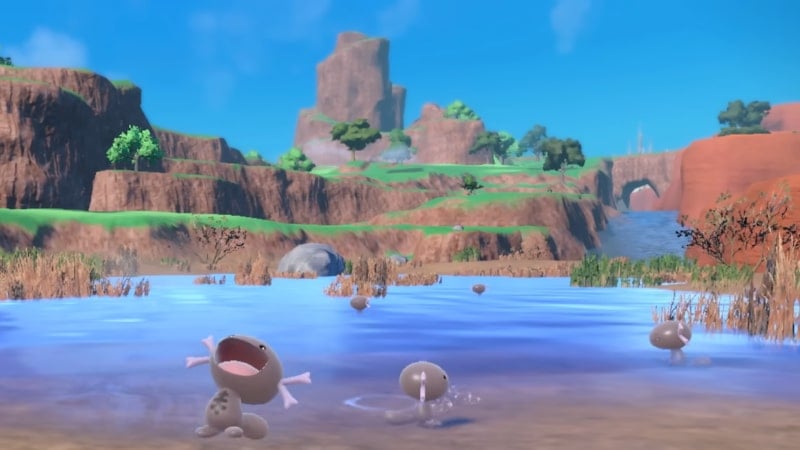 Wooper in Pokemon Scarlet and Violet