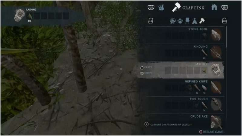 Lashing Stranded Deep