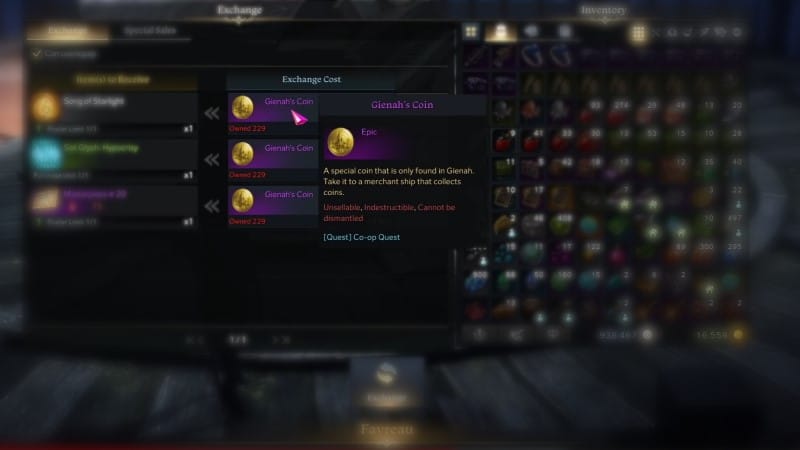 Lost Ark How to Get Gienah's Coins