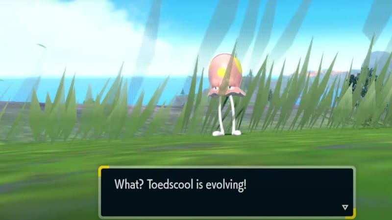 Pokémon Scarlet and Violet How to Evolve Toedscool into Toedscruel
