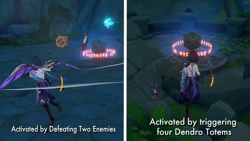 Steps for Activating the Cubes to Drain the Water for Accessing the Fane of Ashvattha in Genshin Impact