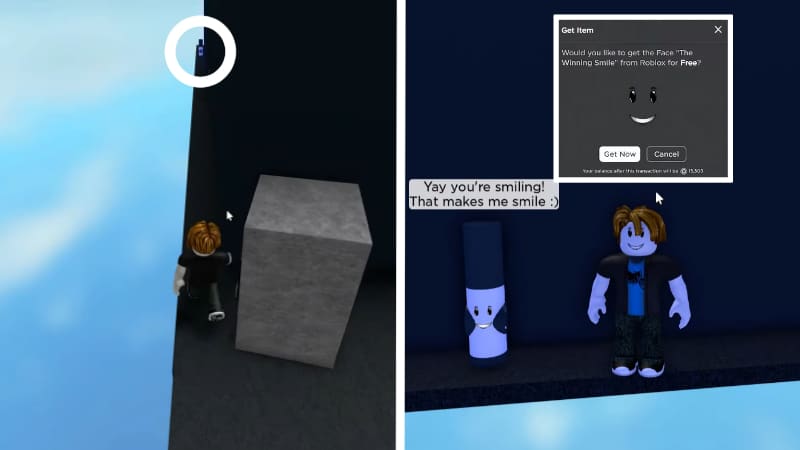 Winning Smile Marker in Find the Markers Location and Using The Winning Smile to Unlock the Marker in Roblox