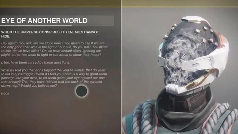 What Does Eye of Another World Do in Destiny 2?