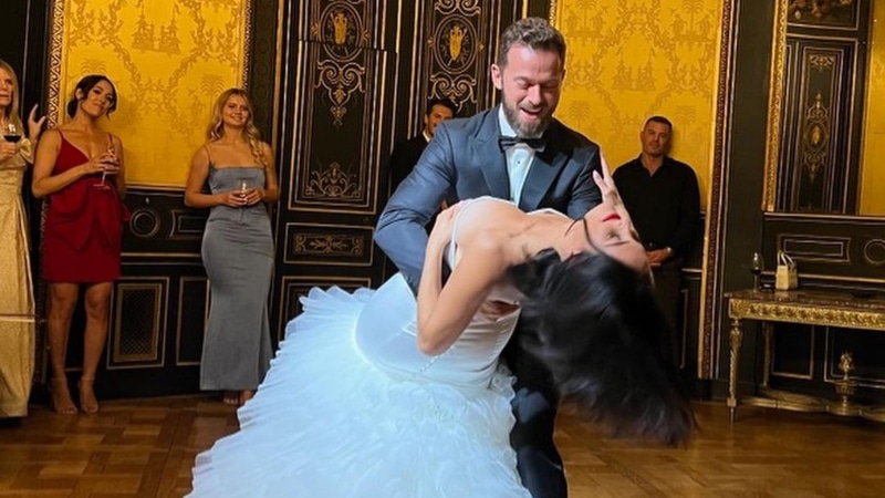 Artem Chigvintsev and Nikki Bella's weddign dance on Nikki Bella Say I Do final episode