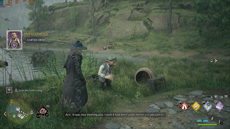 Hogwarts Legacy: How to Complete the Carted Away Side Quest