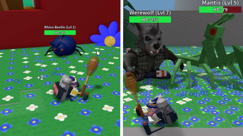 Farming Enemy Mobs for Micro Converters in Bee Swarm Simulator