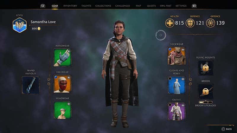 How to get more Gear slots in Hogwarts Legacy