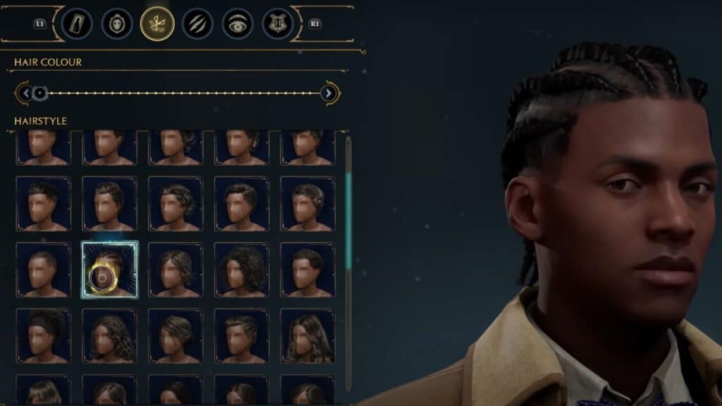 Hogwarts Legacy: All Hair and Eye Color Options Hogwarts Legacy: All Hair and Eye Color Options