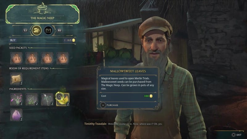 Where to Get Mallowsweet Leaves in Hogwarts Legacy