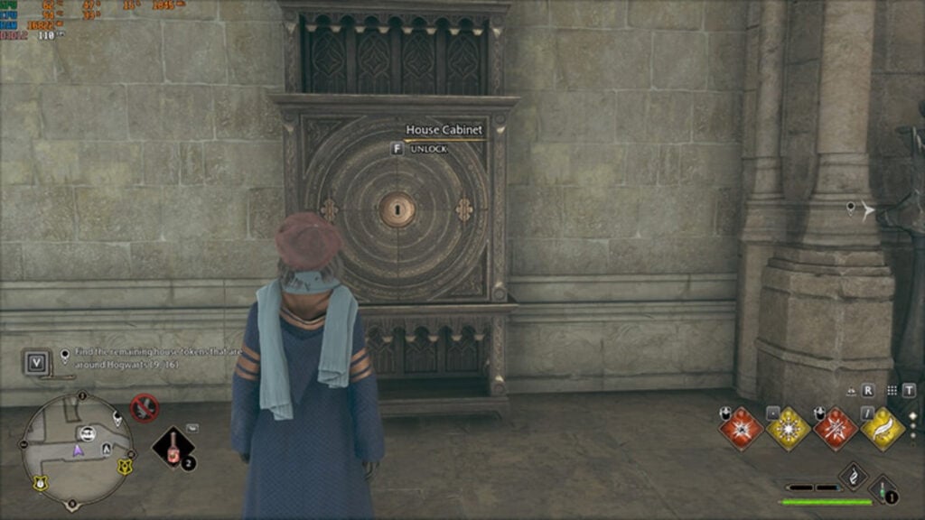 A cabinet in Warner Bros. Games Harry Potter RPG