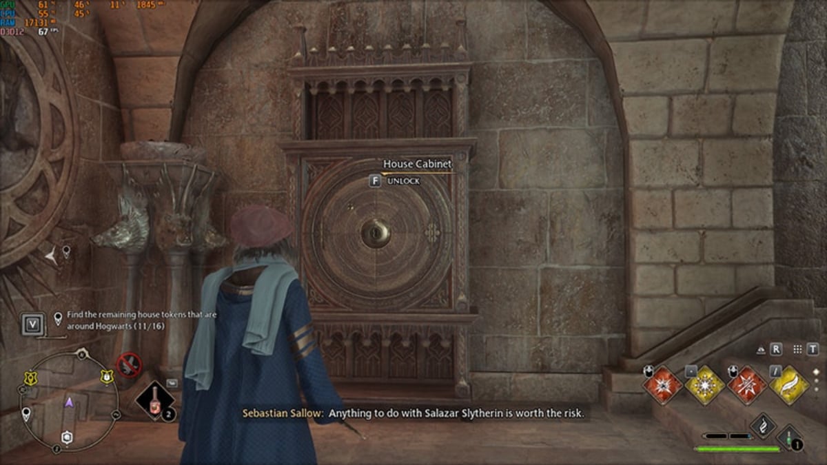 The twelfth key cabinet in Warner Bros. Games Harry Potter RPG