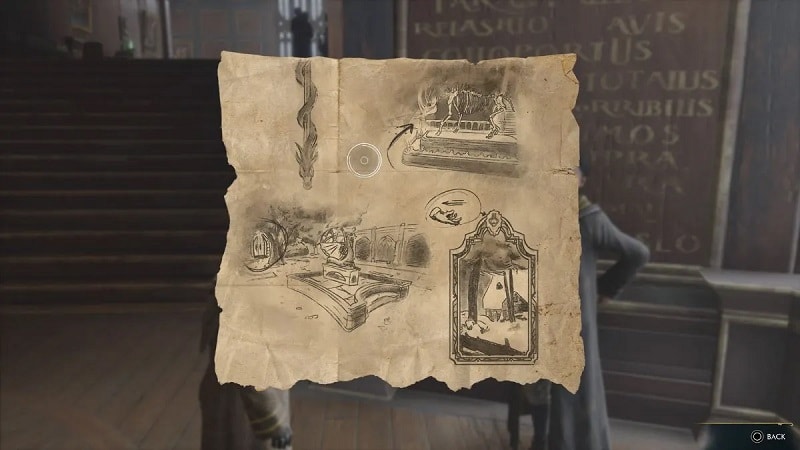 how to complete cache in the castle in hogwarts legacy