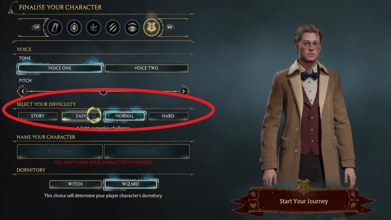 How to Change Difficulty in Hogwarts Legacy