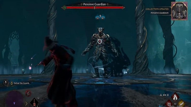 how to beat pensieve guardian in hogwarts legacy