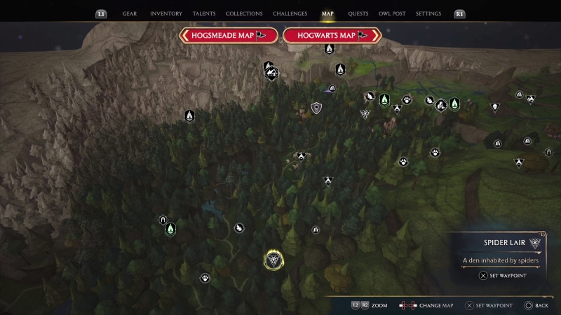 Hogwarts Legacy Spider Fang Farming