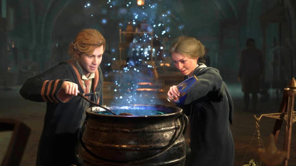 How To Use Potions Simultaneously in Hogwarts Legacy How to use potions in Hogwarts Legacy feature