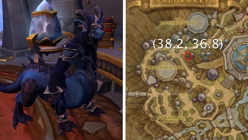 Lead Primal Researcher Rethelshi Map Location in WoW Dragonflight Image Sourced from Wowhead