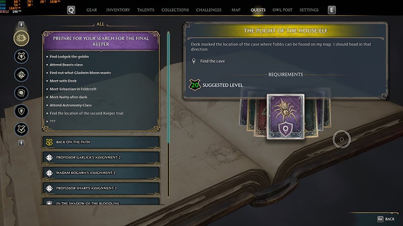 Hogwarts Legacy: How to Complete The Plight of the House-Elf