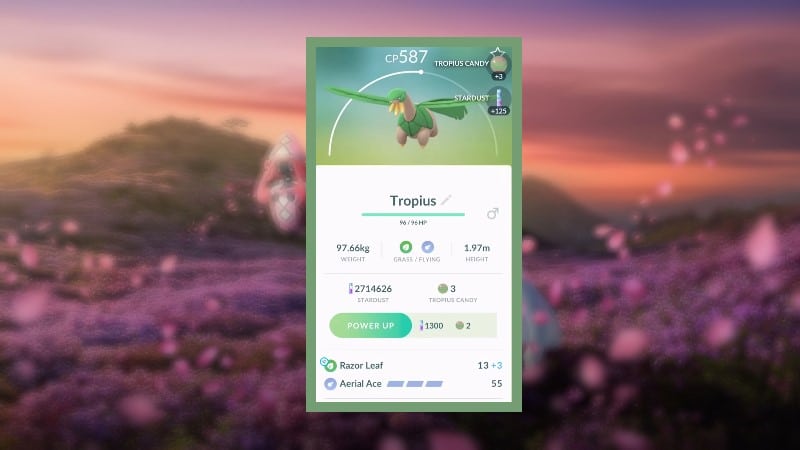 How to Get Tropius in Pokémon GO