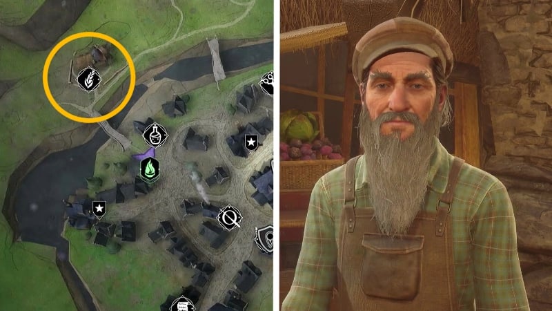 The Magic Neep Shop Location in Hogwarts Legacy