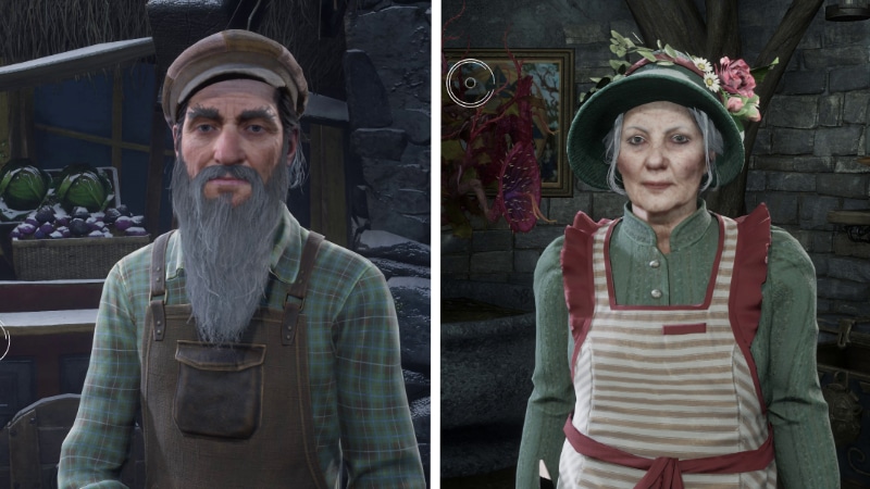 Timothy and Beatric in Hogwarts Legacy