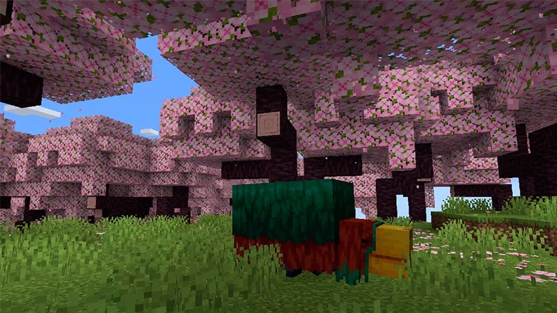How to Get Cherry Blossoms in Minecraft Early
