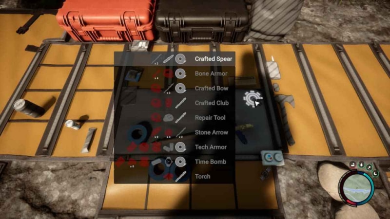 Drop Items in Sons of the Forest