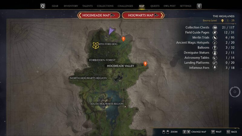 All Hogwarts Legacy Infamous Foes Locations