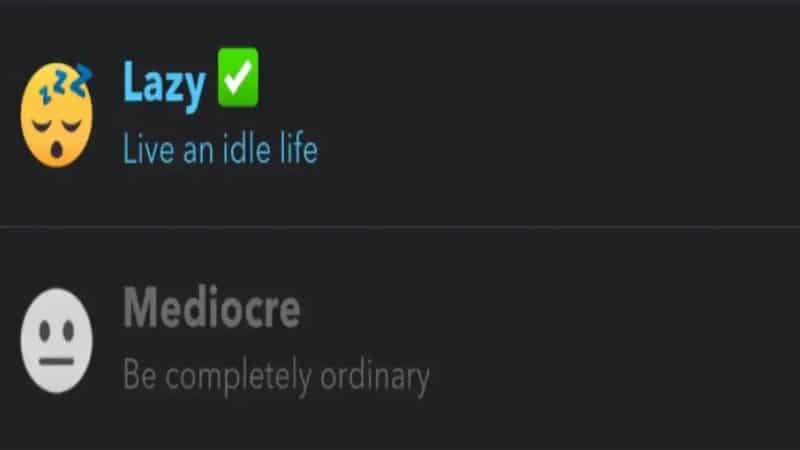 Lazy Ribbon BitLife