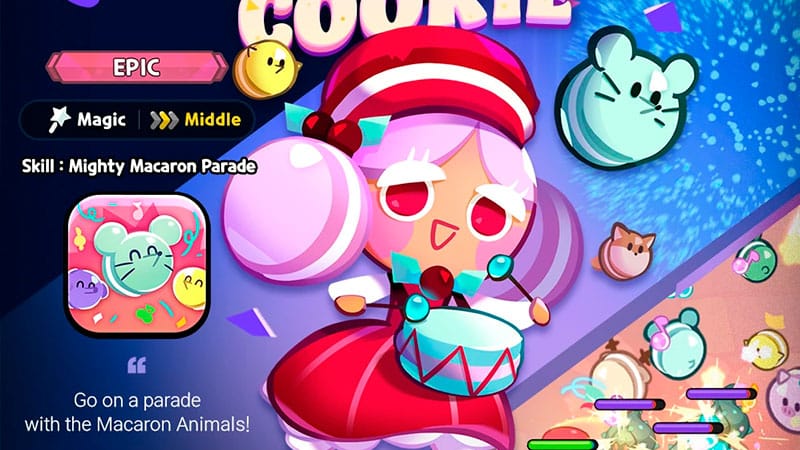 Macaron Cookie Toppings in Cookie Run Kingdom
