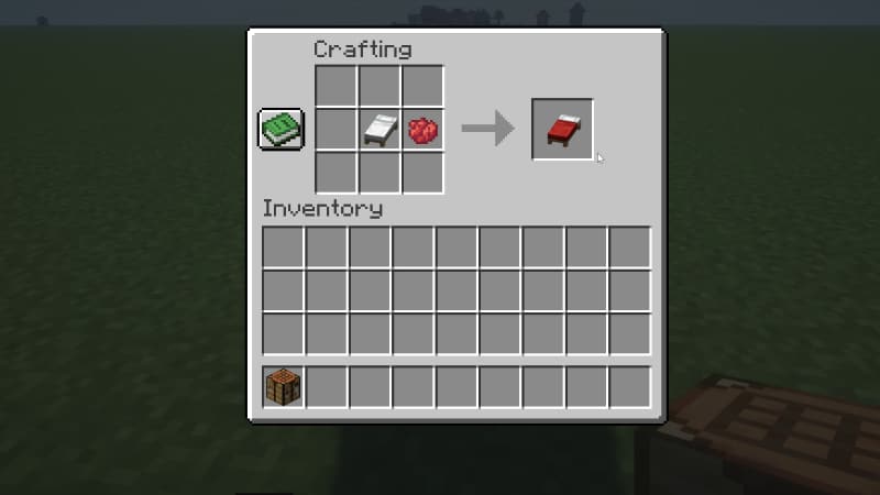 Change Bed Color in Minecraft Java