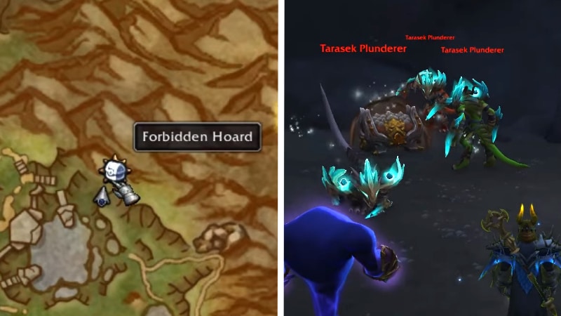 Finding a Forbidden Hoards Chest in WoW Dragonflight