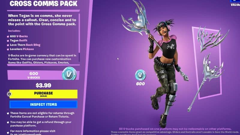 Tegan Starter Pack in Fortnite