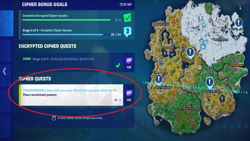 Where to Place Recruitment Posters in Fortnite