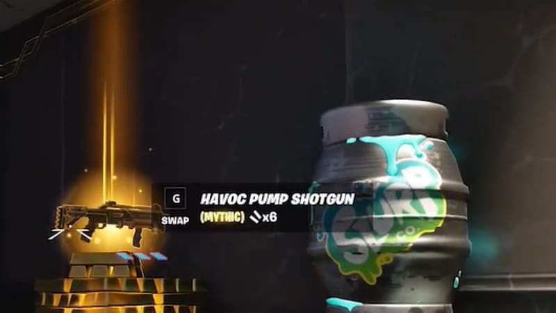 Mythic Havoc Pump Shotgun in Fortnite