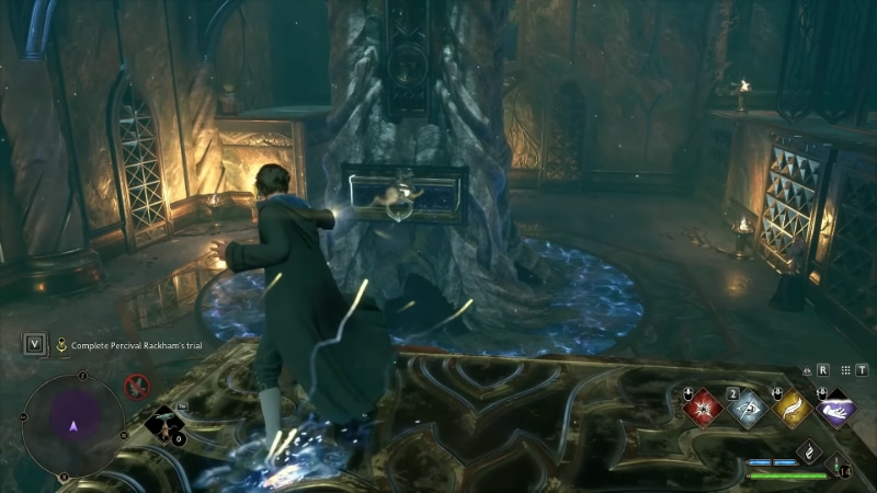 Hogwarts Legacy How to complete Percival Rackham's Trial
