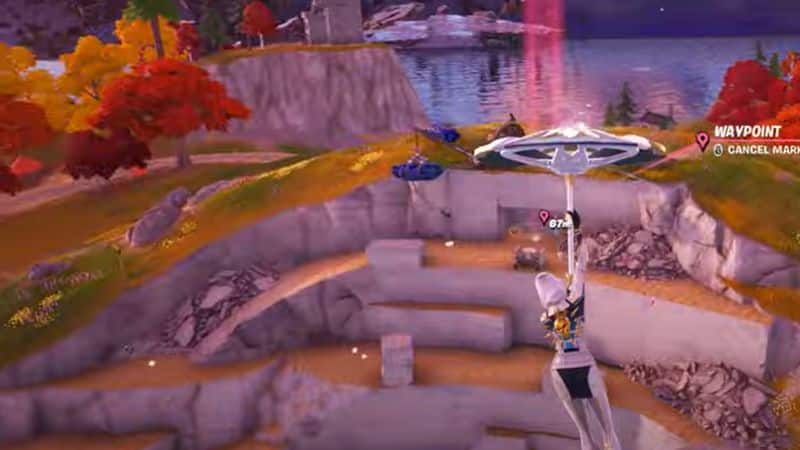 Dig at the Top Of in Fortnite 