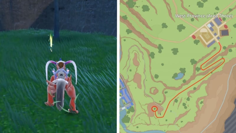 Map Location of TM 055 Dig in Pokémon Scarlet and Violet