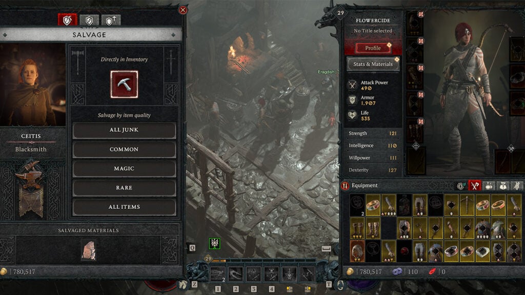 How To Salvage Gear in Diablo 4
